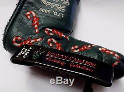 2002 Limited Edition Scotty Cameron Holiday Newport Two Putter + Head Cover