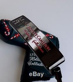 2002 Limited Edition Scotty Cameron Holiday Newport Two Putter + Head Cover