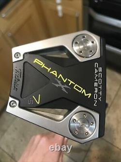 2020 Scotty Cameron Phantom X 7.5 Putter, 34, JumboMax ST1.2 Grip, Ex-Demo, MINT
