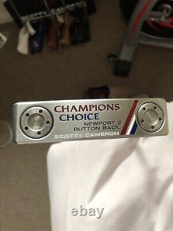 2021 Scotty Cameron Tel3 Original Champions Choice Button Back Newport II 35