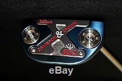 CUSTOM BLUE SCOTTY CAMERON & CROWN SELECT MALLET 1 PUTTER RH 33 with Head Cover