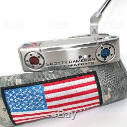 Custom Titleist Scotty Cameron 2018 Newport 2 USA Military Edition Golf Putter