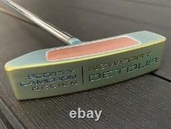 Left Handed LH Weld Neck Center Shafted Scotty Cameron Newport Detour Putter