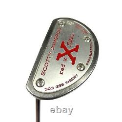 Left Handed Scotty Cameron Red X Putter / 35 inches