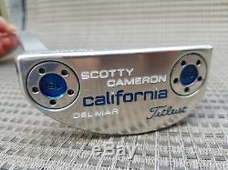 Left handed custom Scotty Cameron Del Mar California 34 MINT