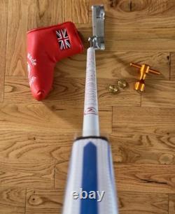 MENS PUTTER GRAPHITE SHAFT 35 MILLED FACE Paddle Grip like SCOTTY