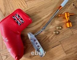 MENS PUTTER GRAPHITE SHAFT 35 MILLED FACE Paddle Grip like SCOTTY