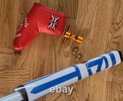 MENS PUTTER GRAPHITE SHAFT 35 MILLED FACE Paddle Grip like SCOTTY