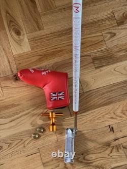 MENS PUTTER GRAPHITE SHAFT 35 MILLED FACE Paddle Grip like SCOTTY