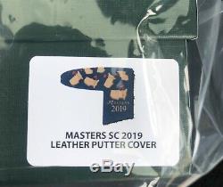 NEW 2019 SCOTTY CAMERON MASTERS LEATHER PUTTER COVER Members Only Exclusive