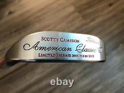 NEW RARE Limited Edition Scotty Cameron Napa American Classic VII 35 putter R/H