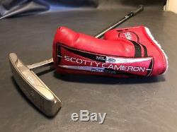 NEW SCOTTY CAMERON TITLEIST PRO PLATINUM Newport Mil-Spec 3 RED DOTS golf Putter