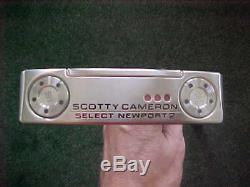 New 2018 Scotty Cameron Select Putter Newport 2 34 Inch & Cover, Custom Band