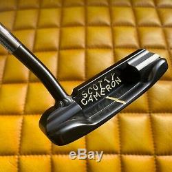 New Scotty Cameron 009M in Brushed Black Welded 1.5 Round Neck 34 350g A-042808