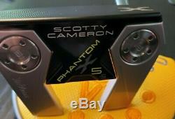 New Scotty Cameron Phantom X 5.5 34 Inch Putter & Cover Titleist