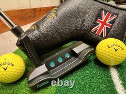 PUTTER GRAPHITE SHAFT MILLED FACE 35 Paddle CUSTOM MADE Like SCOTTIE