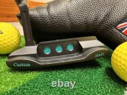 PUTTER GRAPHITE SHAFT MILLED FACE 35 Paddle CUSTOM MADE Like SCOTTIE