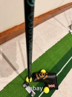 PUTTER GRAPHITE SHAFT MILLED FACE 35 Paddle CUSTOM MADE Like SCOTTIE