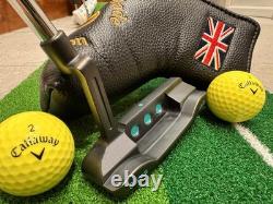 PUTTER GRAPHITE SHAFT MILLED FACE 35 Paddle Grip Like SCOTTY Cameron