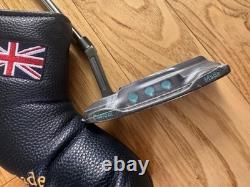 PUTTER GRAPHITE SHAFT MILLED FACE 35 Paddle Grip STEALTH BLACK Like SCOTTY