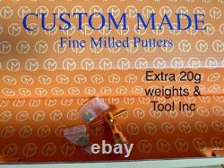 PUTTER GRAPHITE SHAFT MILLED FACE 35 Paddle Grip STEALTH BLACK Like SCOTTY