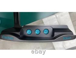 PUTTER GRAPHITE SHAFT MILLED FACE 35 Paddle Grip STEALTH BLACK Like SCOTTY