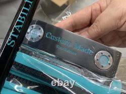 PUTTER GRAPHITE SHAFT MILLED FACE 35 Paddle Grip STEALTH BLACK Like SCOTTY