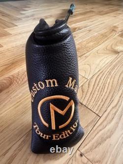 PUTTER GRAPHITE SHAFT MILLED FACE 35 Paddle Grip STEALTH BLACK Like SCOTTY