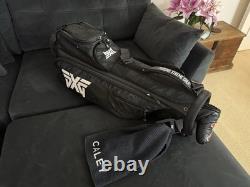 PXG Sunday Stealth Camo Golf Bag with Caley Irons + Scotty Cameron Red X Putter