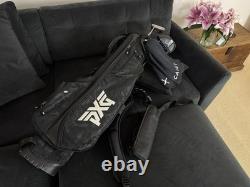 PXG Sunday Stealth Camo Golf Bag with Caley Irons + Scotty Cameron Red X Putter