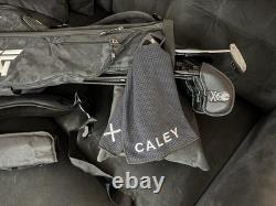 PXG Sunday Stealth Camo Golf Bag with Caley Irons + Scotty Cameron Red X Putter