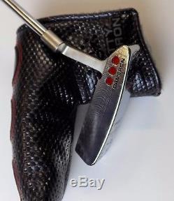 Polished Scotty Cameron Studio Select Newport 2 Putter + Head Cover
