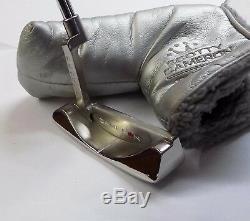 Polished Scotty Cameron Studio Stainless Laguna 2.5 Putter + Head Cover