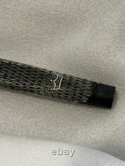 Rare Scotty Cameron 3 Crown Black Full Cord Putter Grip 73g-10.25 Nos