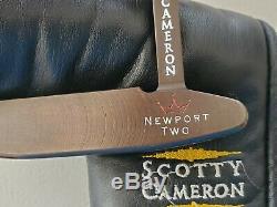 Rare Scotty Cameron Newport Two Oil Can The Art Of Putting Putter MINT