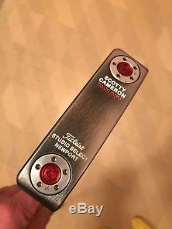 Rare Scotty Cameron Studio Select Tour Issue Circle T Putter With Tour Cover