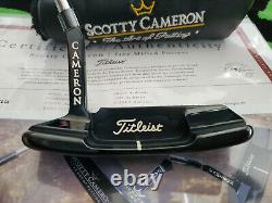 Rare Scotty Cameron The Art Of Putting Newport Two Black Putter 35 COA MINTY