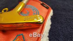 Rare Titleist Scotty Cameron Bulls Eye Custom Snow Effect Putter 35 MINT