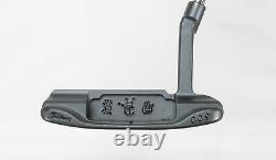 SCOTTY CAMERON 009 TOUR HAND STAMPED BLACK LEFTY CIRCLE-T PUTTER -Left Handed