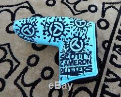 SCOTTY CAMERON Dancing CIRCLE T FTUO TIFFANY GSS PAINT SPLASH Putter Headcover