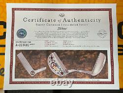 SCOTTY CAMERON'Golo M3' RH Stainless Steel Circle T Putter with COA 34