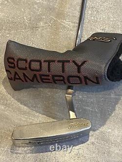 SCOTTY CAMERON STAINLESS NEWPORT BEACH 35in Putter RH With H/C