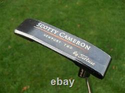 Scotty Cameron 1998 Newport 2 TeI3 Teryllium Putter & Black Titleist Headcover