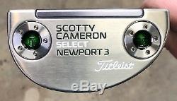 Scotty Cameron 2016 Select Newport 3 Putter BRAND NEW Custom Shop SSSN