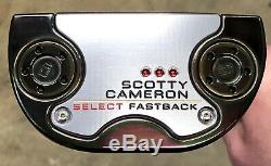 Scotty Cameron 2018 Select Fastback Putter MINT Rainbow Black Finish VHO