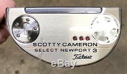 Scotty Cameron 2018 Select Newport 3 Putter Left Hand Brand New Circle H