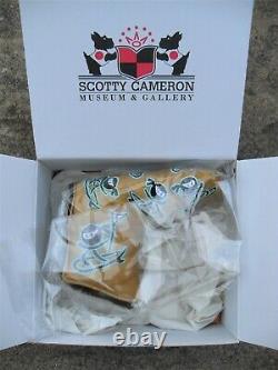 Scotty Cameron 2022 Gold Wasabi Surfer USA & Japan Golf Gallery Putter Headcover