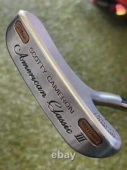 Scotty Cameron American Classic III HVY FLANGE Golf Putter + H/C