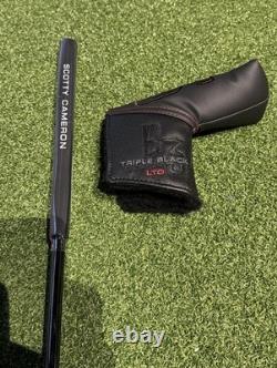 Scotty Cameron B3 Triple Black Limited Santa Fe 34 Putter New RH
