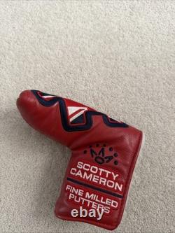 Scotty Cameron British Championship Union Jack Leather 2011 Putter Headcover JPN